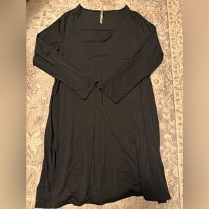 Soma Women's Black Long Sleeve Nightgown